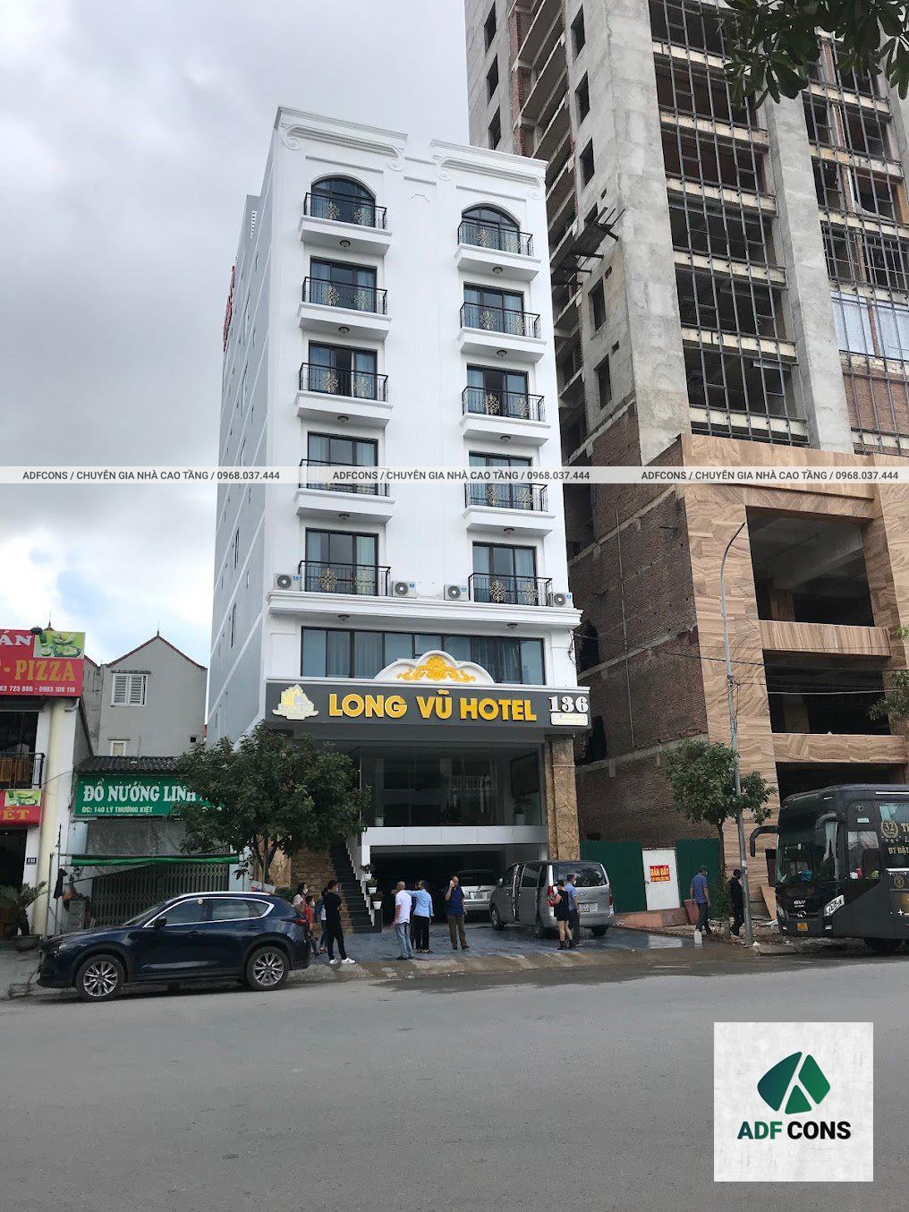 Toàn cảnh công trình khách sạn 9 tầng anh Đức – Lạng Sơn