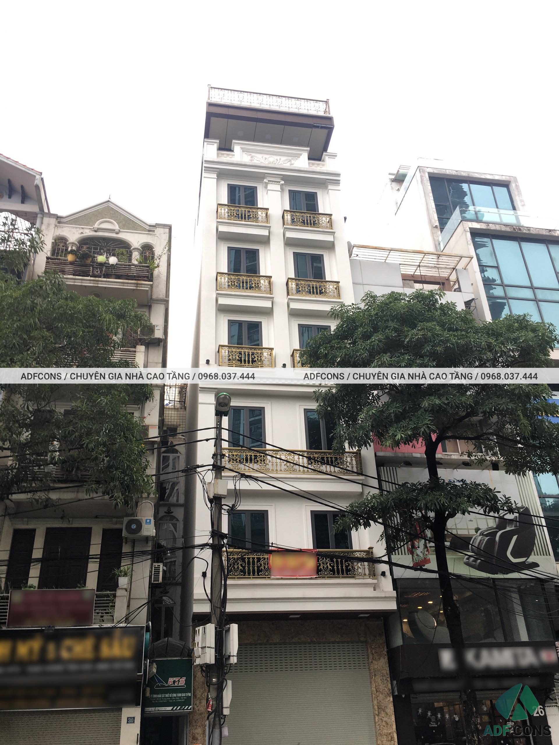 Hoàn thiện dự án tòa nhà 6 tầng chú Lâm – Hoàng Mai